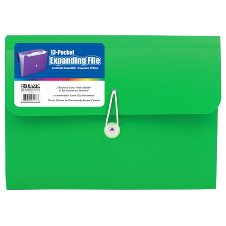 Bazic • Acordeón carta (13 bolsillos)